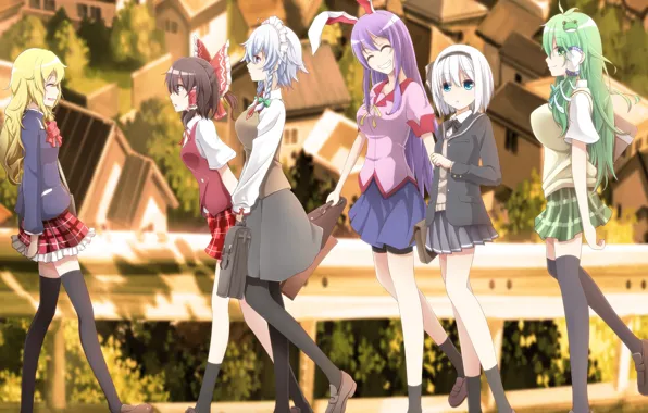 Anime, pretty, manga, bishojo, seifuku, Bakemonogatari, light novel, Monogatari