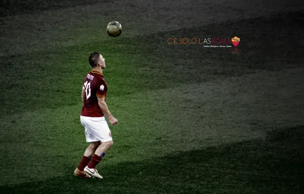 Wallpaper, sport, Italy, football, legend, player, AS Roma, Francesco Totti