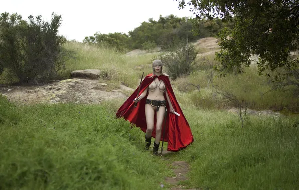 Nipples, boobs, model, tits, breasts, photoshoot, posing, boots