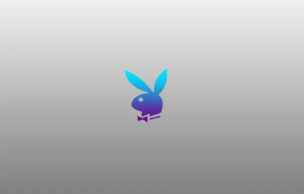 Картинка заяц, минимализм, PlayBoy