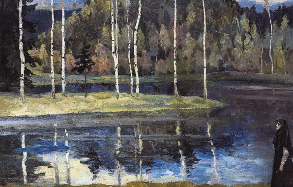 Картинка Весна, 1890-1900-е, Нестеров Михаил Васильевич
