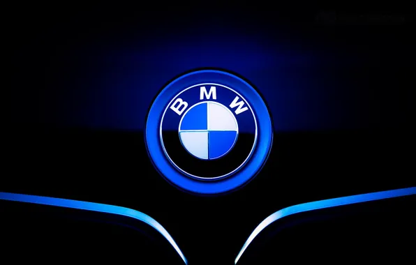 Картинка значок, бмв, капот, BMW, front, шильдик