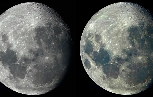 Космос, поверхность, луна, спутник