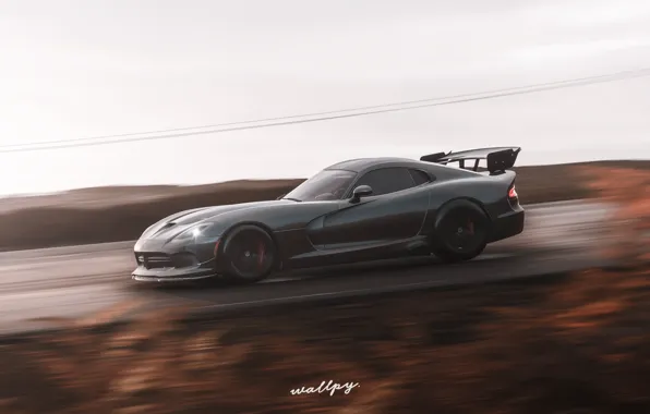 Картинка Microsoft, Dodge, Viper, 2018, game art, Forza Horizon 4, by Wallpy