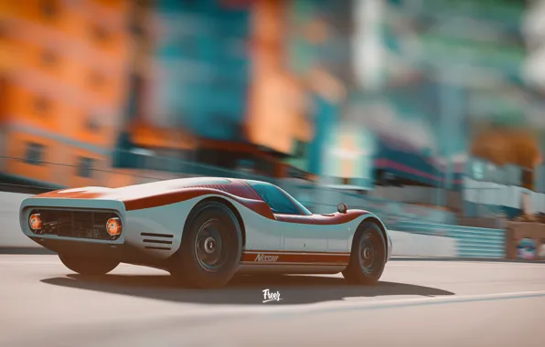 Авто, Ретро, Машина, Nissan, Рендеринг, Transport & Vehicles, by FRZ ., FRZ .