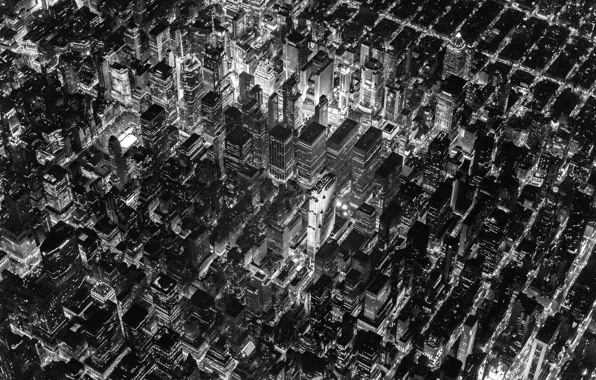 Lights, USA, United States, design, night, New York, Manhattan, NYC