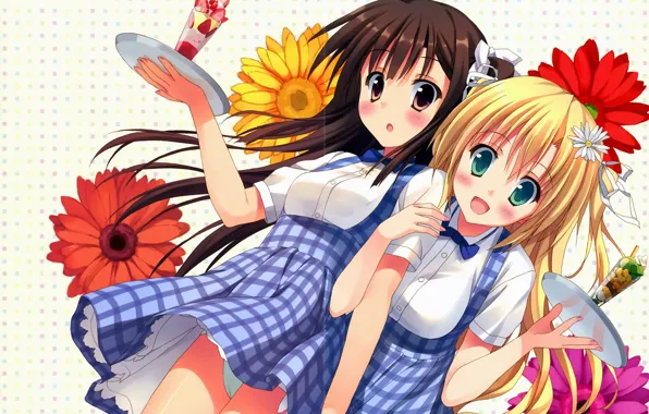 Girl, sexy, long hair, dress, anime, beautiful, pretty, brunette