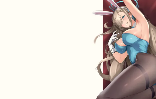 Girl, sexy, ass, boobs, rabbit, anime, stockings, butt