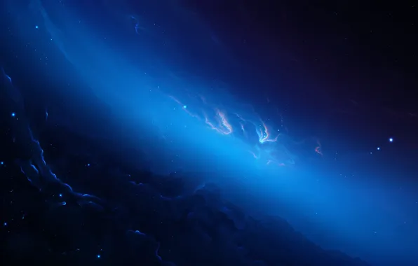 Звезды, Космос, Туманность, Fantasy, Арт, Stars, Space, Art