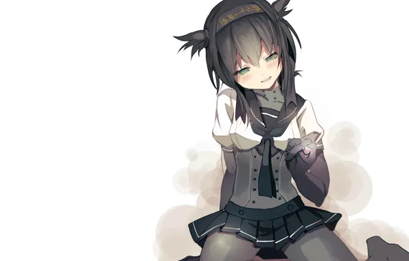 Girl, sexy, green eyes, anime, beautiful, short hair, pretty, attractive