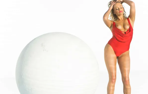 Купальник, грудь, модель, шар, Mia Malkova