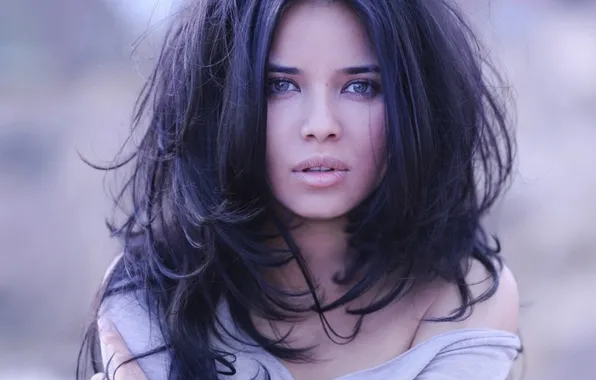 Sexy, model, brunette, look