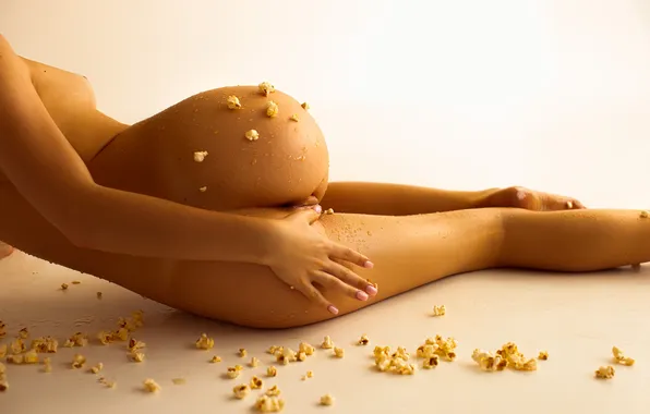 Попа, попка, голая, спина, фигура, girl, ножки, ass