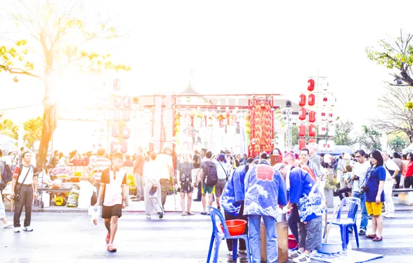 Thailand, Chiang Mai, ManNing, Japanese Festival