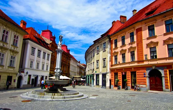 Улица, памятник, словения, slovenia, любляна, ljubljana