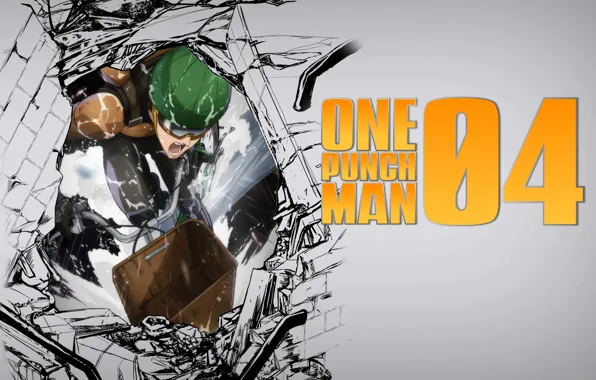 Велосипед, парень, One Punch Man, Mumen Rider