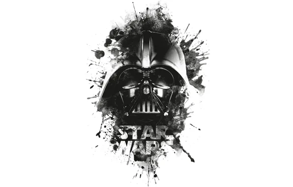 Картинка Darth Vader, logo, black, Star wars
