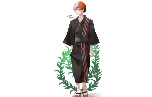 Растение, парень, Boku no Hero Academia, Todoroki Shouto, Тодороки Шото, Моя геройская акадеимя