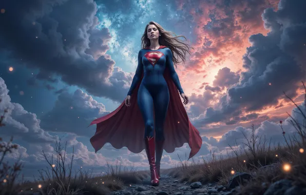 Stars, supergirl, soars