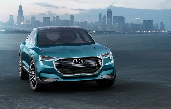 Картинка Audi, ауди, концепт, e-tron, quattro, 2015, concpt