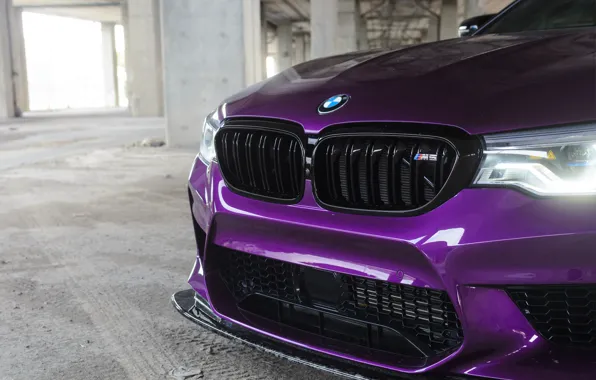 Картинка BMW, Purple, Front, F90