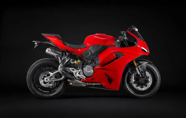 Bikes, 2025, Dark background, Sports bikes, Ducati Panigale V2