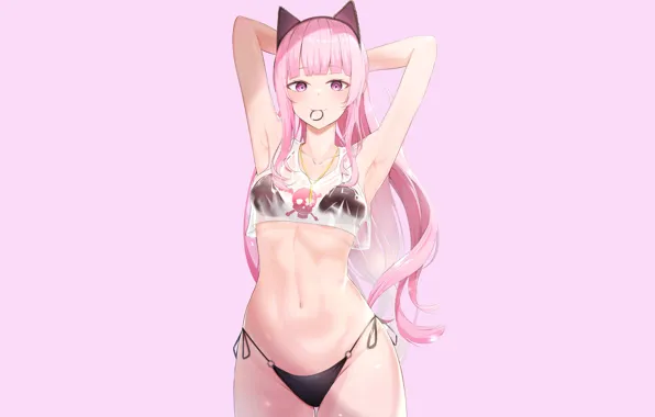 Kawaii, girl, hot, sexy, pink, anime, pretty, babe