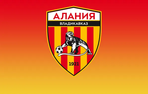 Эмблема, герб, футбольный клуб, Алания (Владикавказ)