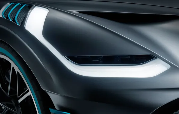Фара, Bugatti, суперкар, 2018, гиперкар, Divo