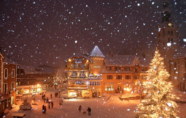 Франция, France, Межев, Megeve, ski Resort, Горнолыжный Курорт