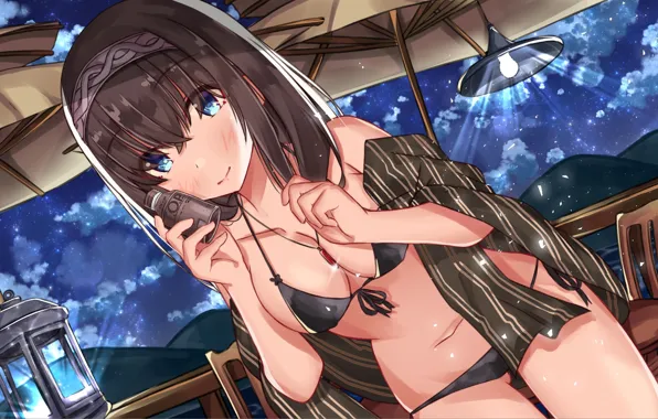 Девушка, Лето, Арт, Idolm@ster