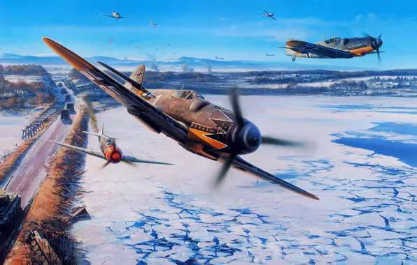 Рисунок, арт, Messerschmitt, Ме-109, люфтваффе, Nicolas Trudgian, Bf.109, одномоторный поршневой истребитель-низкоплан