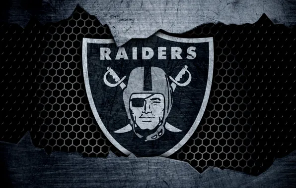 Wallpaper, sport, logo, NFL, american football, Oakland Raiders