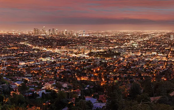 Картинка city, город, USA, Los Angeles, California