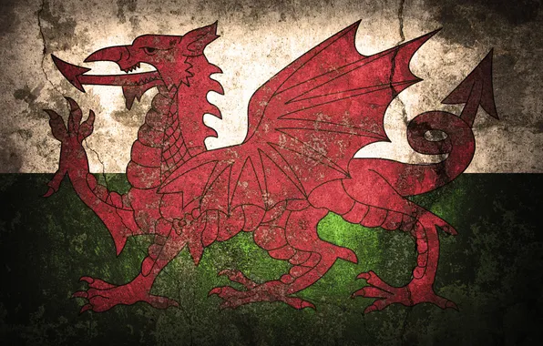 Картинка флаг, flag, welsh