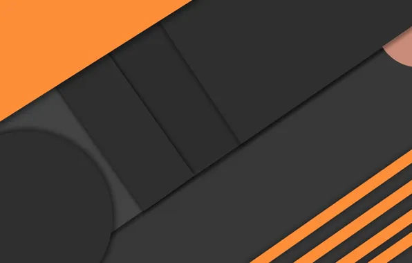 Оранжевый, черный, геометрия, design, color, material