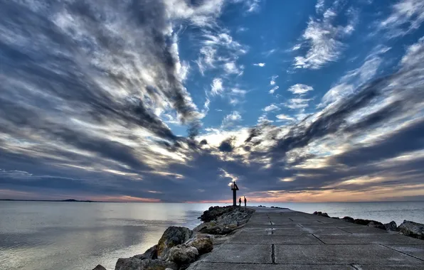 Море, небо, пейзаж