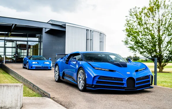 Bugatti, cars, blue, Bugatti EB110 GT, EB 110, Centodieci, Bugatti Centodieci