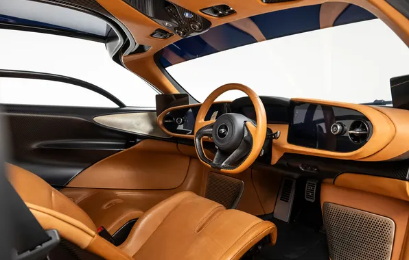 McLaren, интерьер, суперкар, supercar, единственный экземпляр, 2020, McLaren Speedtail, the only instance