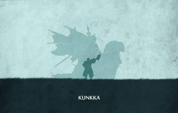 Картинка valve, ship, kunkka, shadow, dota 2, sheron1030, minimalsim