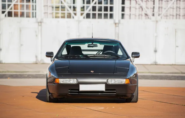Porsche, вид спереди, 1989, спортивный автомобиль, единственный экземпляр, Flachbau, Porsche 928 GT Flachbau von Porsche …