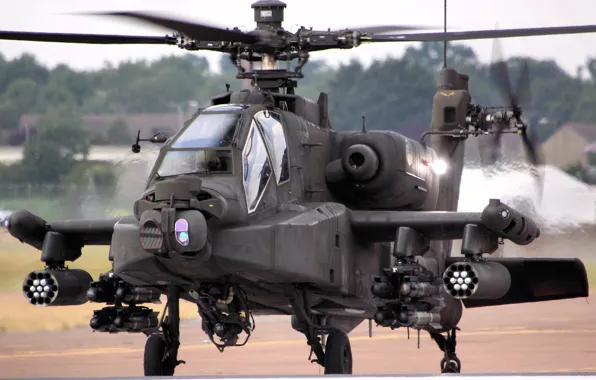Вертолёт, Apache, AH-64D, ударный, основной, «Апач»