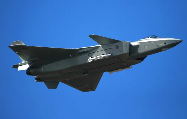 Картинка aircraft, military, aviation, chinese, chengdu j-20, chengdu