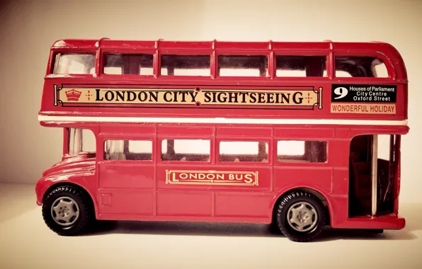 Красный, игрушка, англия, лондон, автобус, bus, small, london bus
