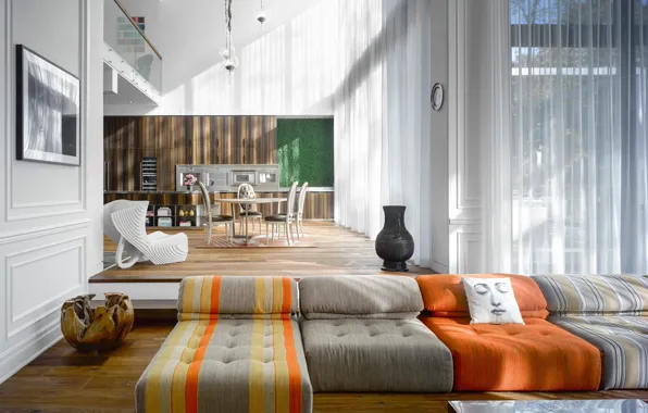 Вилла, интерьер, жилое пространство, The Aldo House