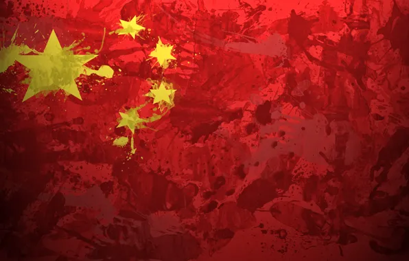 Картинка China, флаг, Китай
