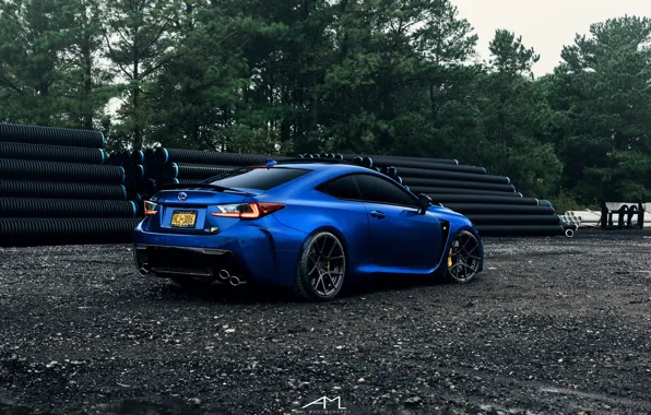 Lexus, blue, лексус, rc