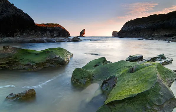 Картинка море, камни, скалы