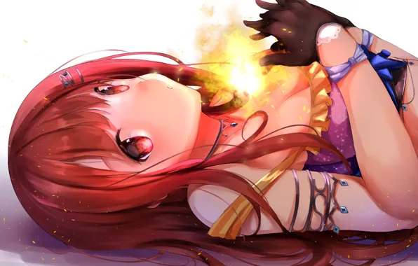 Девушка, Огонь, Колье, IdolM@ster