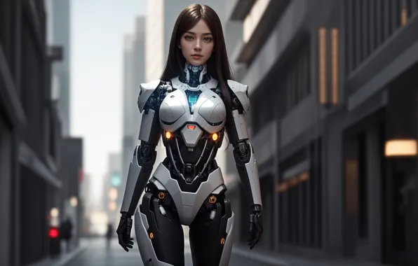 Картинка City, Android, Future, Sci Fi, Cyberpunk